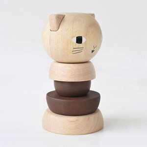 Wee gallery tour à empiler chat - bois -