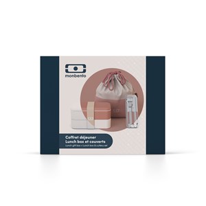 Coffret cadeau déjeuner nomade rose