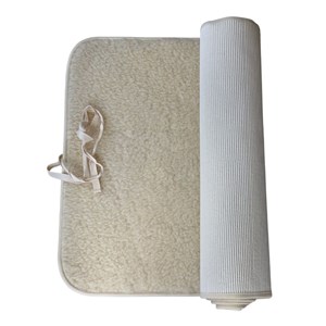Tapis de yoga naturel en laine