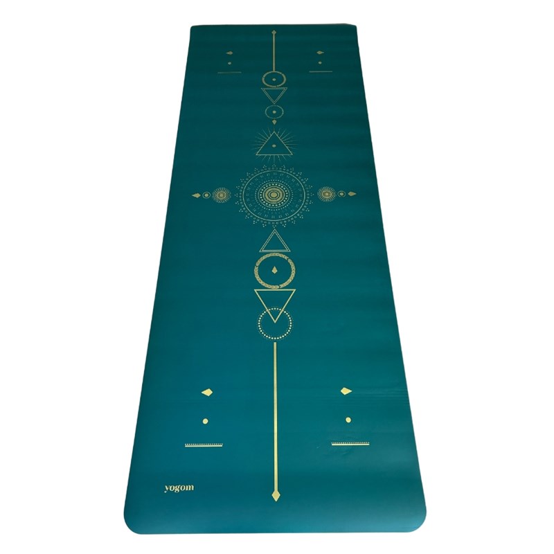 Tapis de yoga antidérapant star samadhi canard or