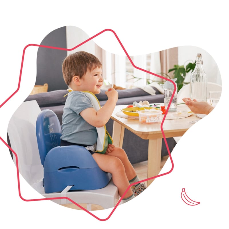Rehausseur chaise enfant - chat, pliable (Badabulle) - Image 1