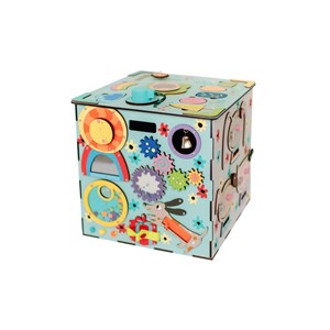 Cube d'activités - couleur bleu