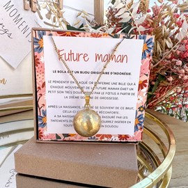 Bola de grossesse or brossé