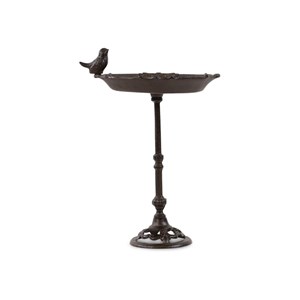 Abreuvoir oiseau sur pied fonte fonte