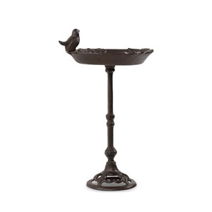 Abreuvoir oiseau sur pied fonte fonte