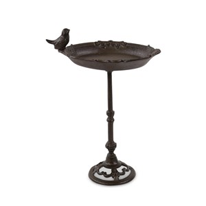 Abreuvoir oiseau sur pied fonte fonte