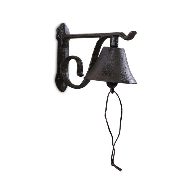 Cloche fonte fonte marron - décoration