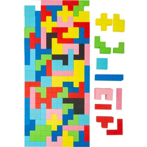 Puzzle en bois formes géométriques