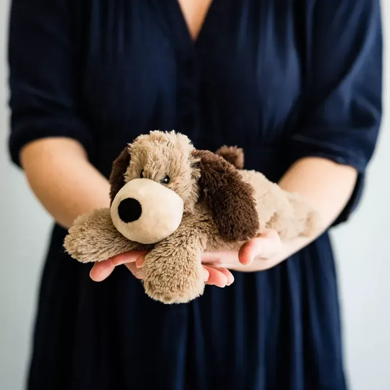 Peluche bouillotte chien junior (Warmies) - Image 1