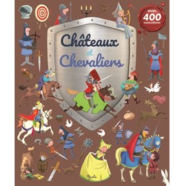 400 autocollants châteaux et chevaliers