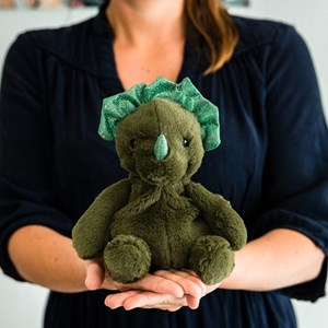 Peluche bouillotte dino junior