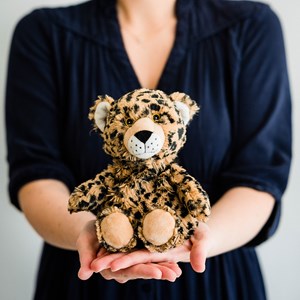 Peluche bouillotte léopard junior