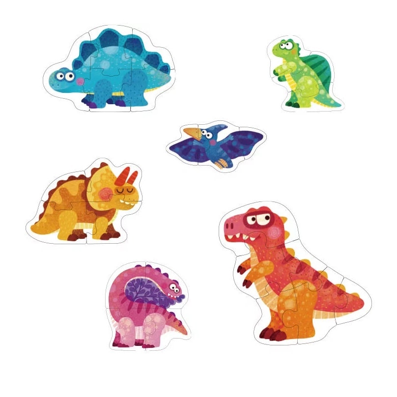 Mideer-Puzzle Dinosaure pour Enfant de 4 Ans et Plus, Jouets