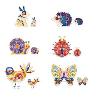 Mon 1er puzzle animaux du jardin