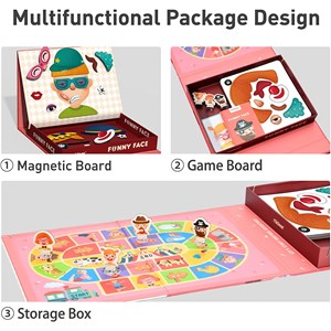 Coffret magnétique funny face 56 pcs