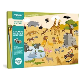 Stickers repositionnables animaux