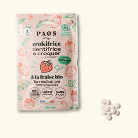 Recharge dentrifrice croquer bio fraise