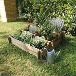 Carré potager en bois 187l angelic