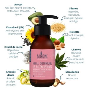 Huile corps bio la réconfortante