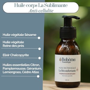 Huile corps bio la sublimante