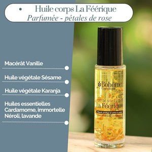 Huile corps bio la féérique