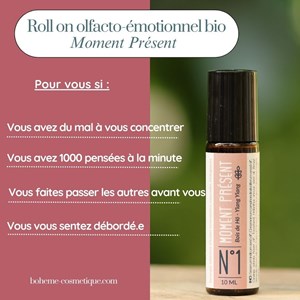 Roll on bio parfumé moment présent