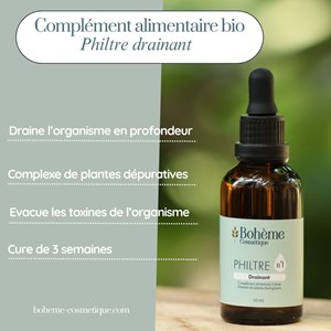 Philtre drainant complexe plantes bio