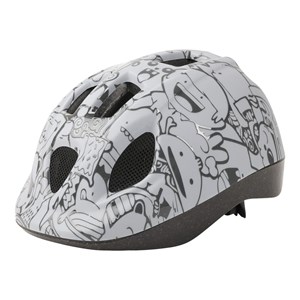 Casque vélo enfant doodle - xs - blanc