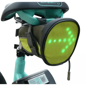 Sacoche vélo avec clignotants led