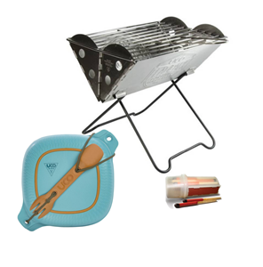 Kit outdoor pour cuisiner en bivouac