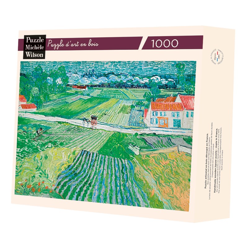 Puzzle Michèle Wilson - Paysage d'auvers de van gogh
