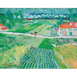 Paysage d'auvers de van gogh
