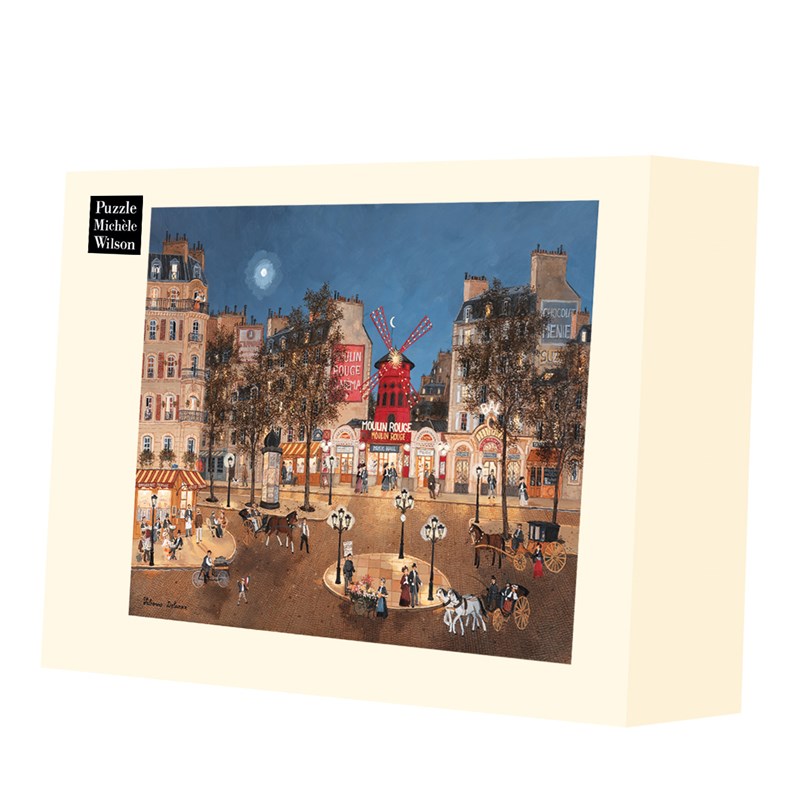 Puzzle Michèle Wilson - Le moulin rouge de delacroix