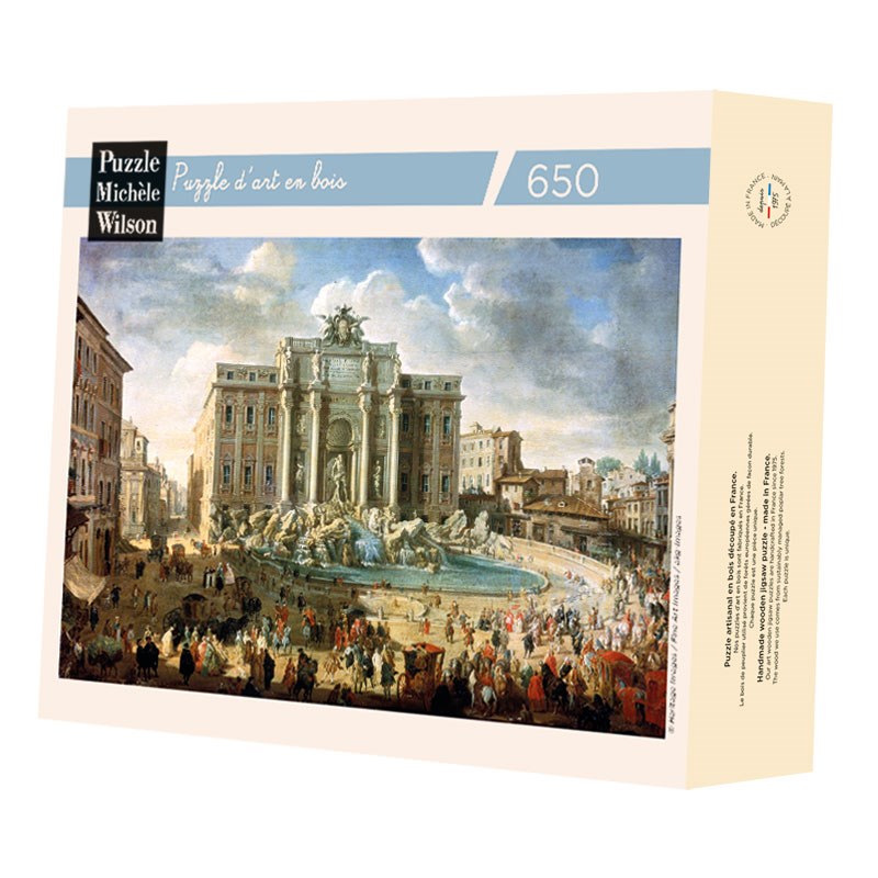 Puzzle Michèle Wilson - Fontaine de trevi de panini
