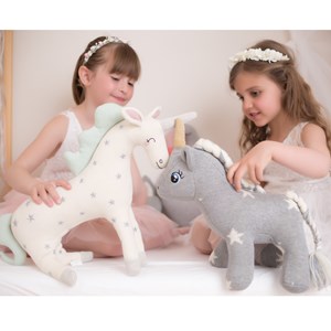 Peluche licorne étoiles doudou