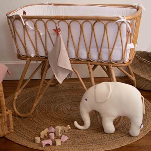 Grande peluche en coton tricot