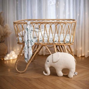 Grande peluche éléphant coton tricoté