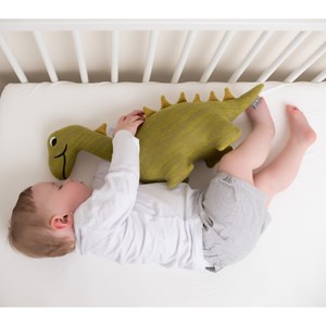 Peluche dinosaure en coton tricot
