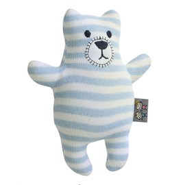 Grande peluche ourson tricotée coton