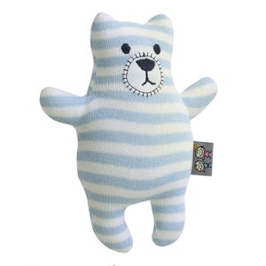 Grande peluche en coton bio tricoté