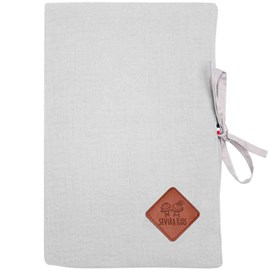 Protège carnet de santé en gaze de gris