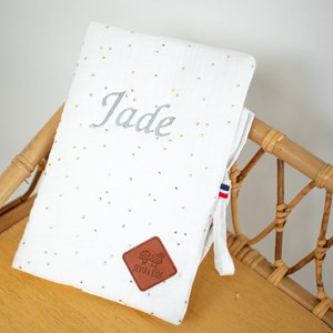 Protège carnet de santé en gaze de