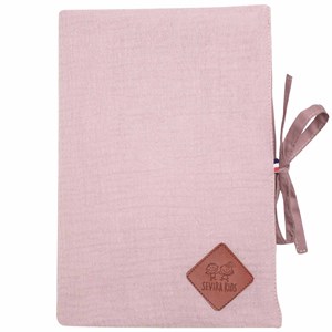 Protège carnet de santé en gaze de