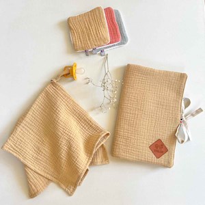 Protège carnet de santé en gaze de