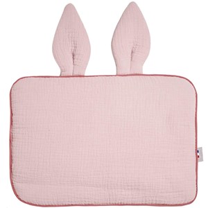 Oreiller lapin en gaze de coton, jeanne