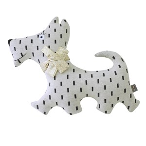 Grande peluche en coton - chien scotty