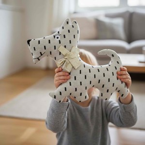 Grande peluche chien en coton