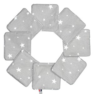 Lingettes lavables 8 pièces, stella