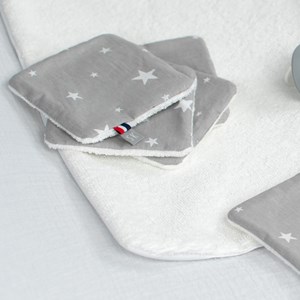 Lingettes lavables 8 pièces, stella