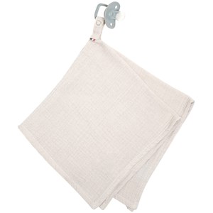 Lange doudou attache tétine beige 40 x